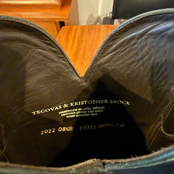 Tecovas Kristopher Brock Abby in Forest Sueded Caiman - Picture 6 of 6